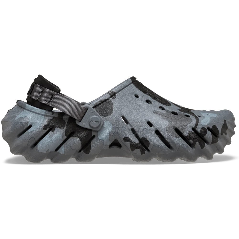 Saboti Crocs Echo Duck Camo Clog Negru - Charcoal/Black - poza 1