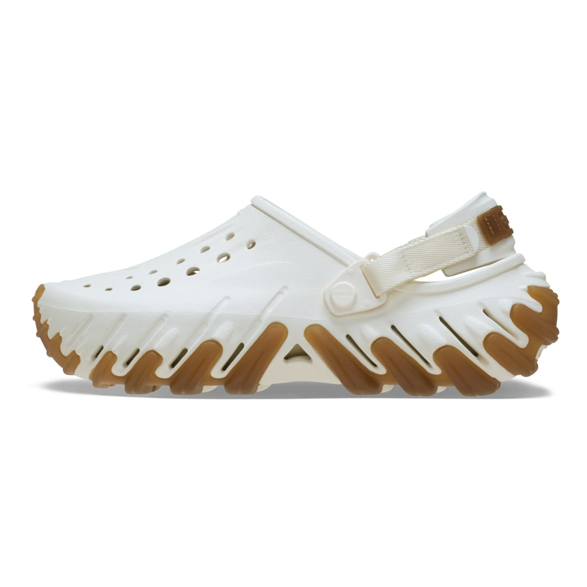 Saboti Crocs Echo Gum RO Clog Alb - Chalk - poza 2