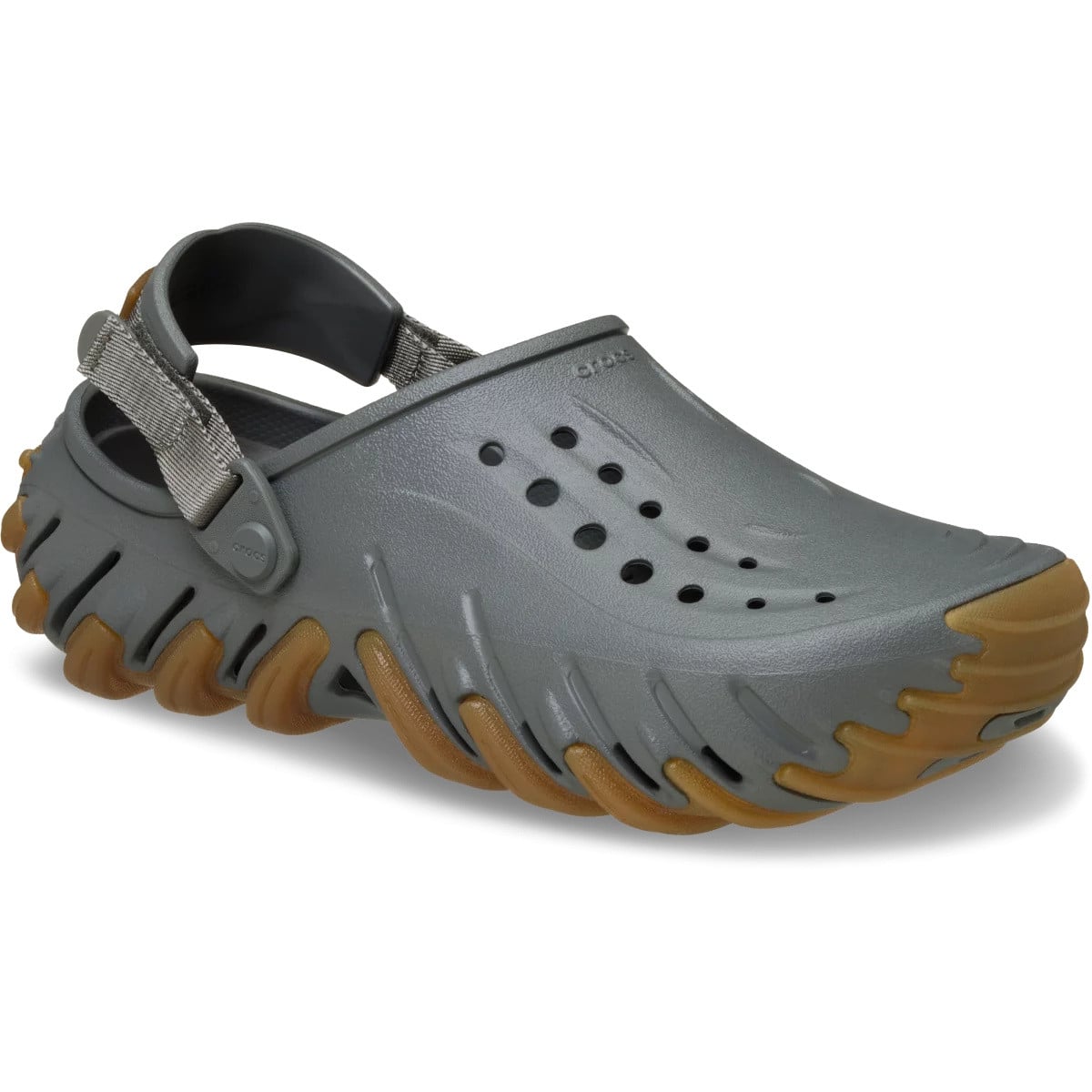 Saboti Crocs Echo Gum RO Clog Gri - Slate Grey - poza 2