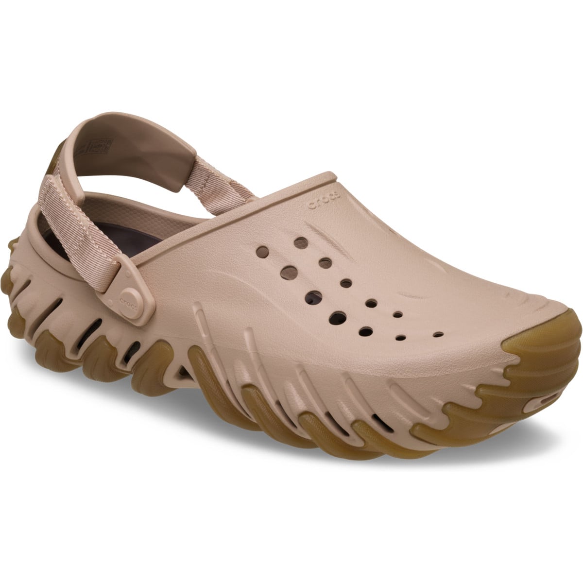 Saboti Crocs Echo Gum RO Clog Roz - Pink Caramel - poza 2