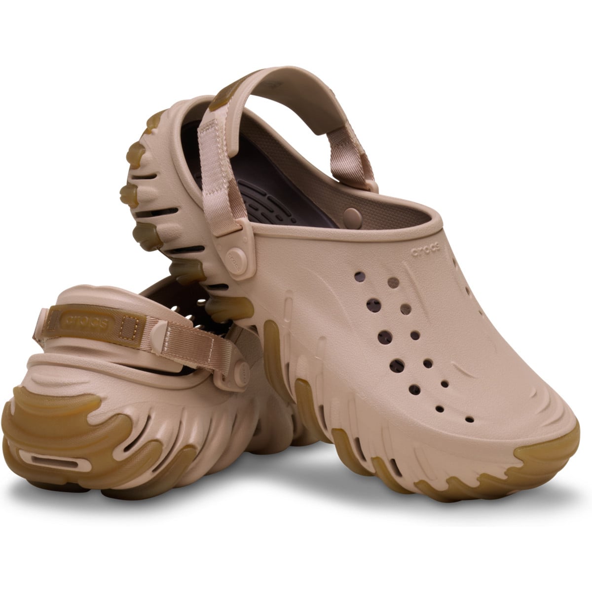 Saboti Crocs Echo Gum RO Clog Roz - Pink Caramel - poza 4