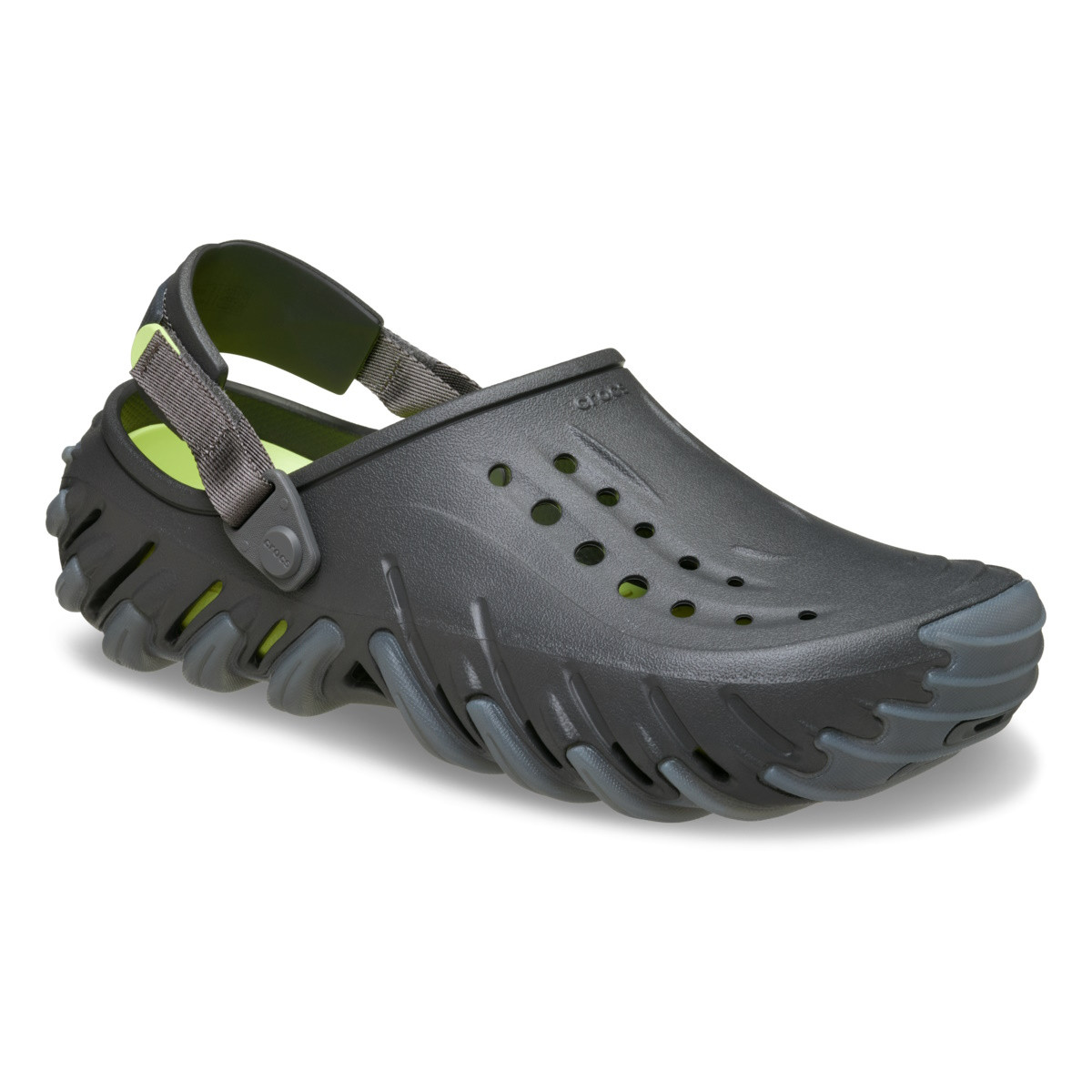 Saboti Crocs Echo Icey RO Clog Negru - Black Sand - poza 2
