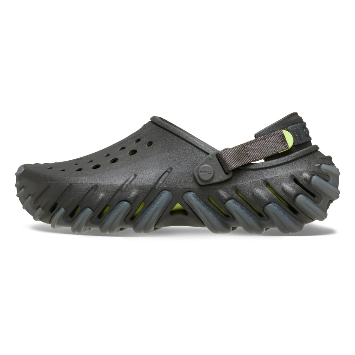 Saboti Crocs Echo Icey RO Clog Negru - Black Sand - poza 3