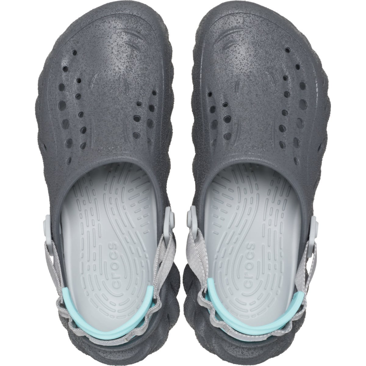 Saboti Crocs Echo Sandstorm Clog Gri - Slate Grey/Multi - poza 4