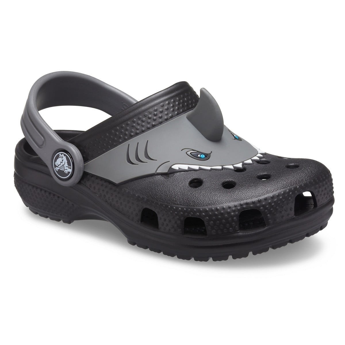 Saboți Crocs Fun Lab Classic I AM Shark Clog Negru - Black - poza 1