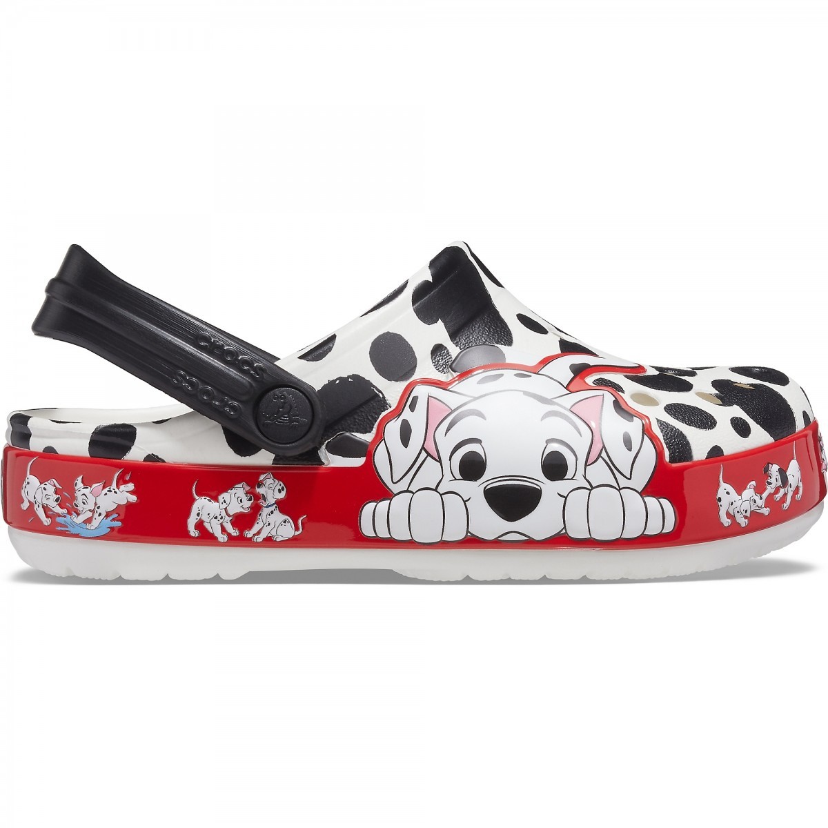 Saboți Crocs Fun Lab Disney 101 Dalmatians Clog K Alb - White - poza 1