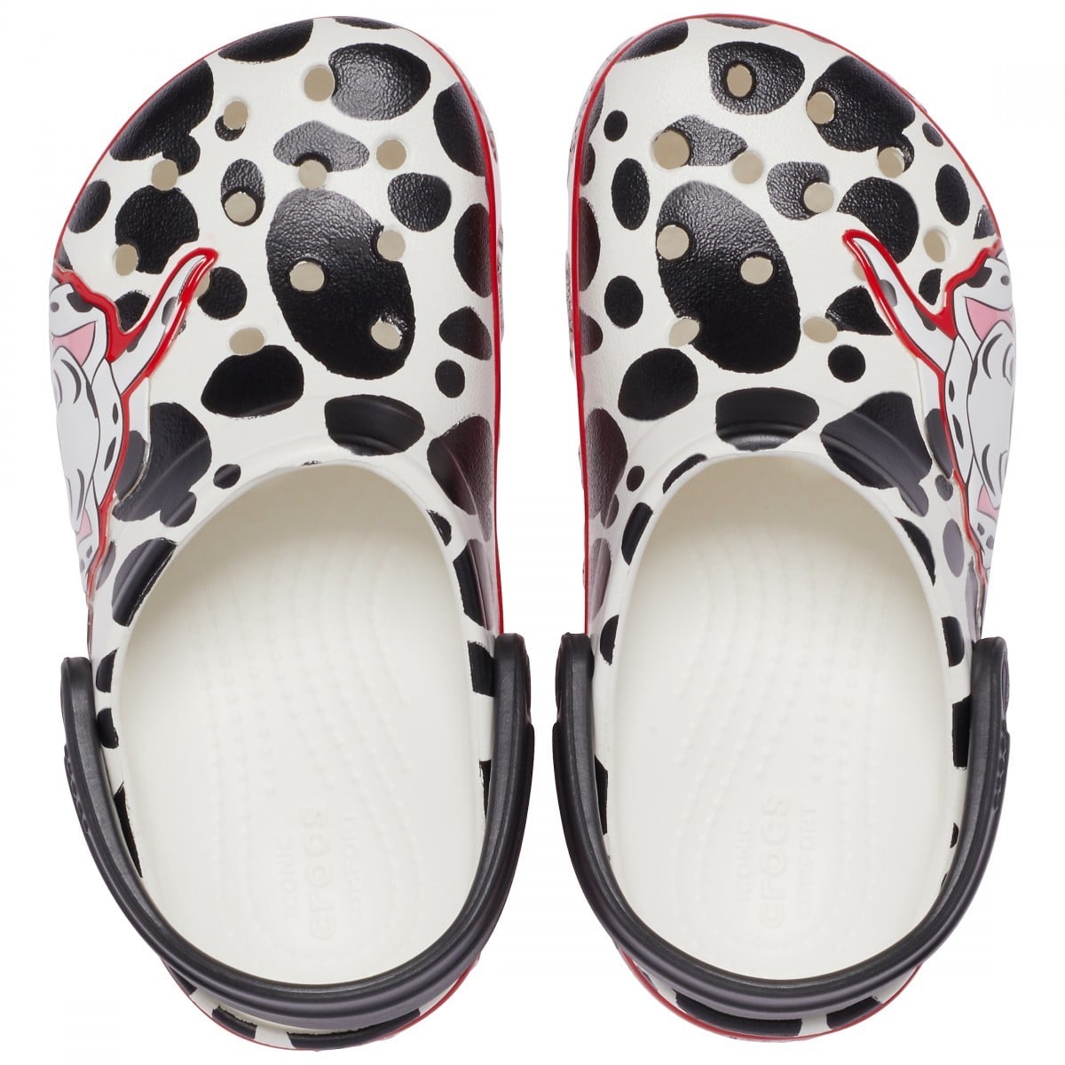Saboți Crocs Fun Lab Disney 101 Dalmatians Clog K Alb - White - poza 2