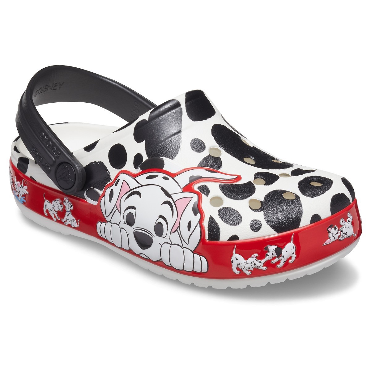 Saboți Crocs Fun Lab Disney 101 Dalmatians Clog K Alb - White - poza 3