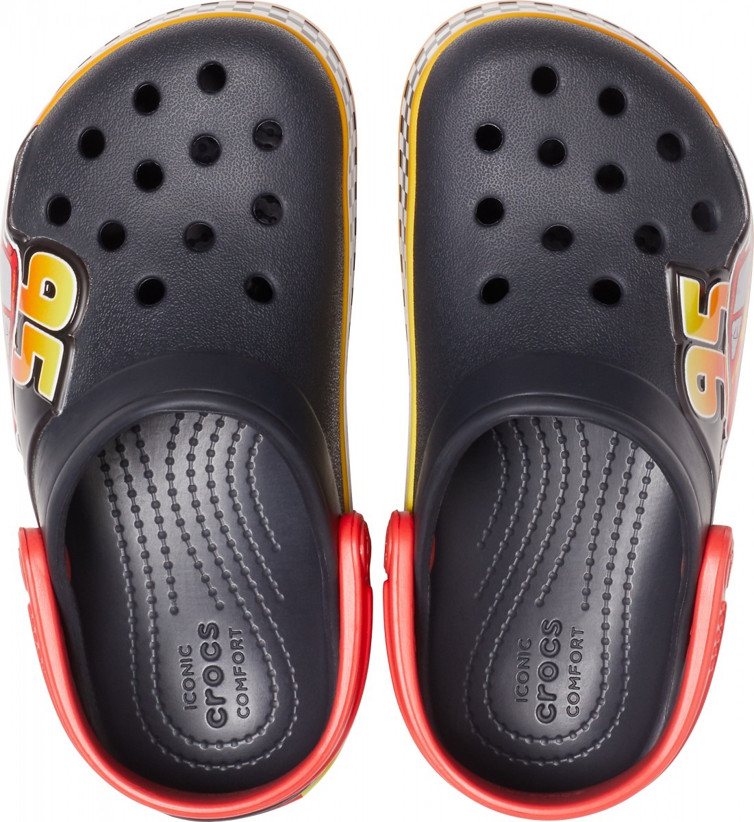 Saboti Crocs Fun Lab Disney and Pixar Cars Band Clog Negru - Black - poza 3