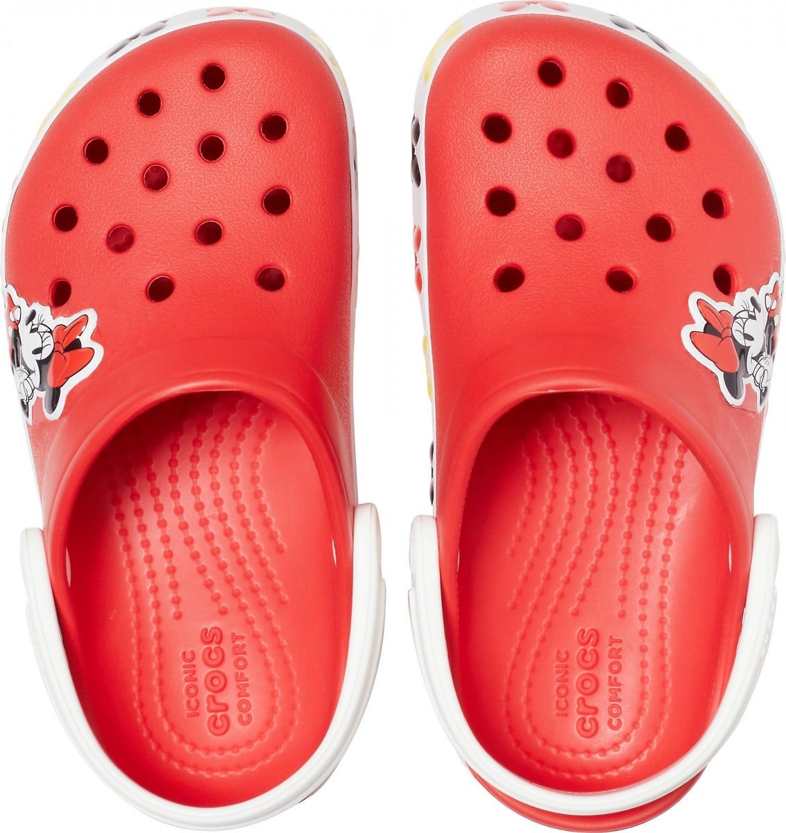 Saboți Crocs Fun Lab Disney Minnie Mouse Band Clog Rosu - Flame - poza 3