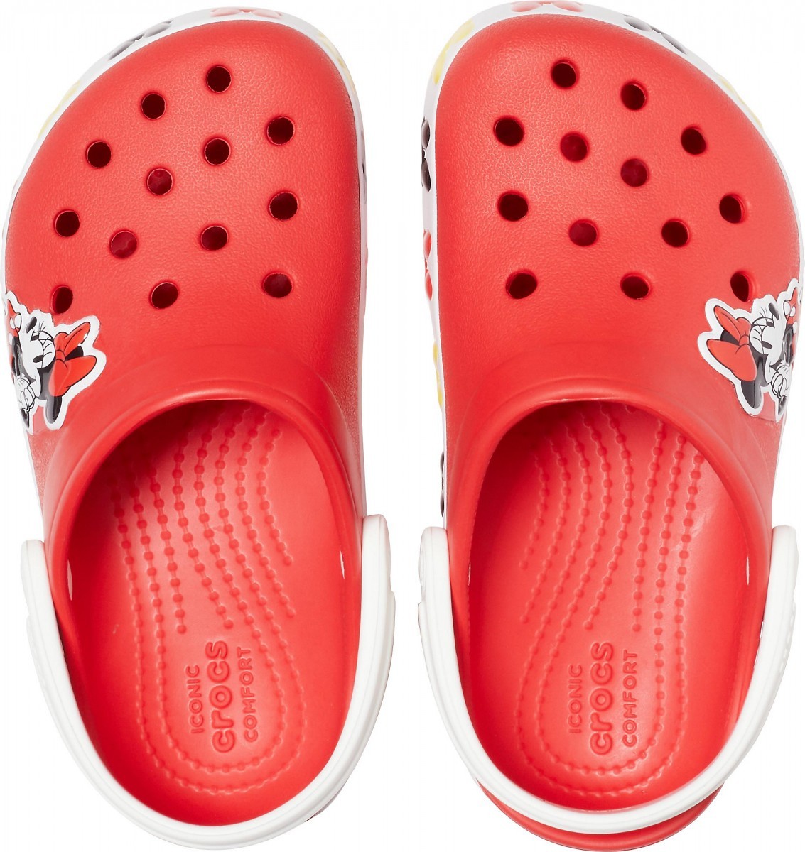 Saboți Crocs Fun Lab Disney Minnie Mouse Band Clog Rosu - Flame - poza 3