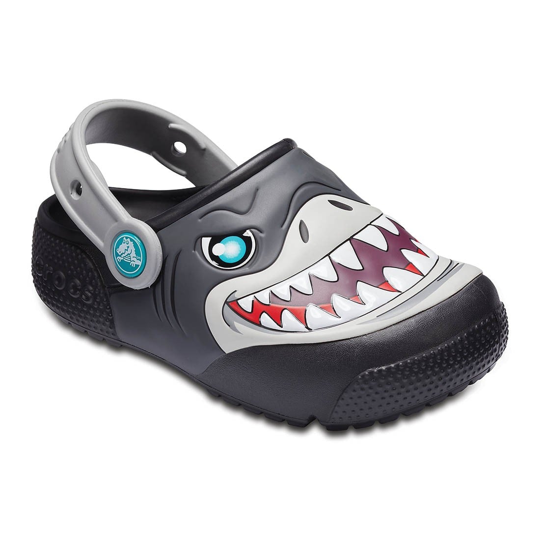 Saboti Crocs Fun Lab Lights Clog Negru - Black - poza 1