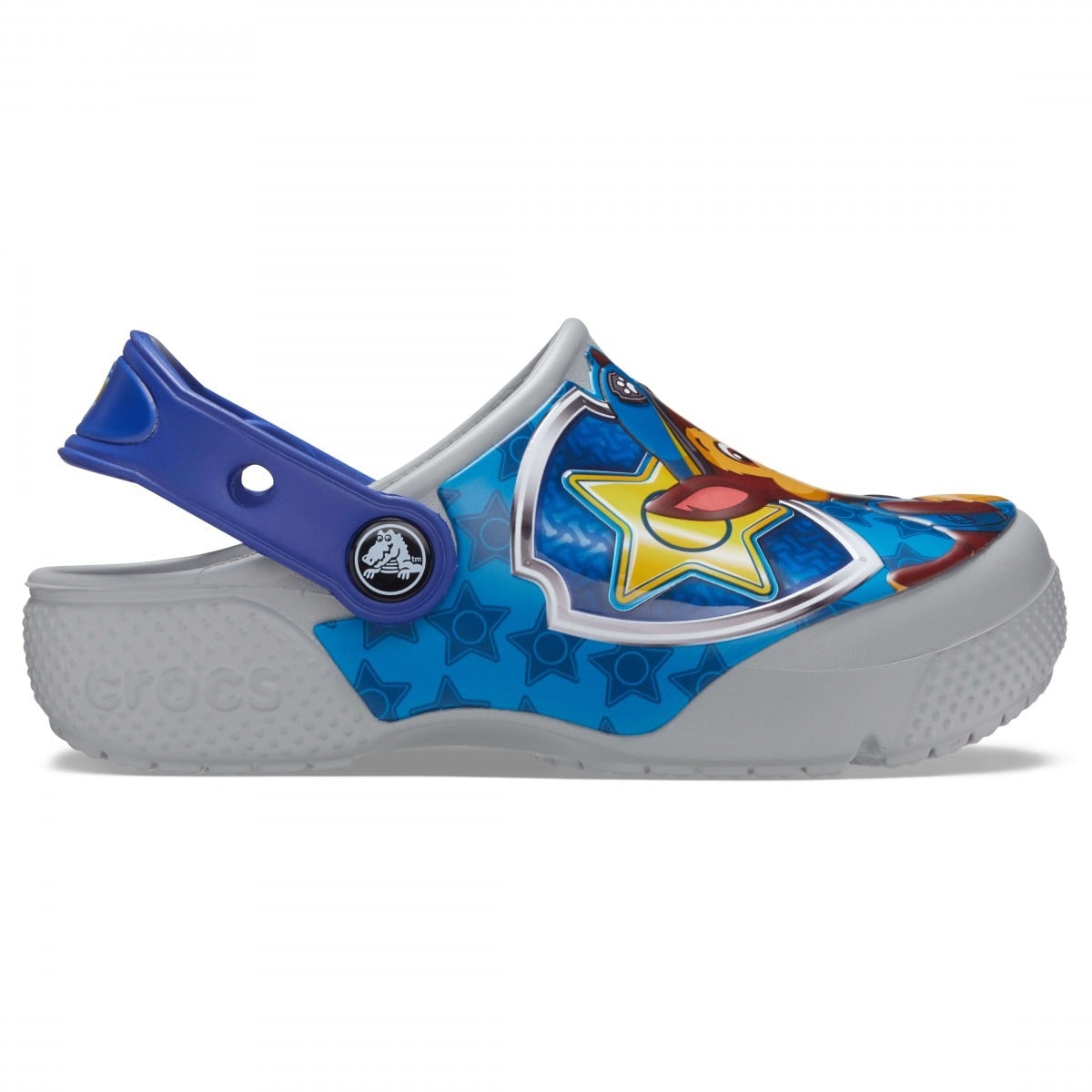 Saboti Crocs Fun Lab Paw Patrol Patch Clog Gri - Light Grey - poza 3