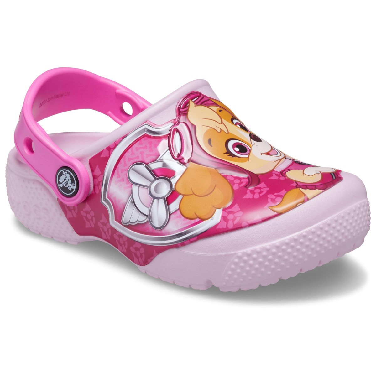 Saboti Crocs Fun Lab Paw Patrol Patch Clog Roz - Ballerina Pink - poza 2