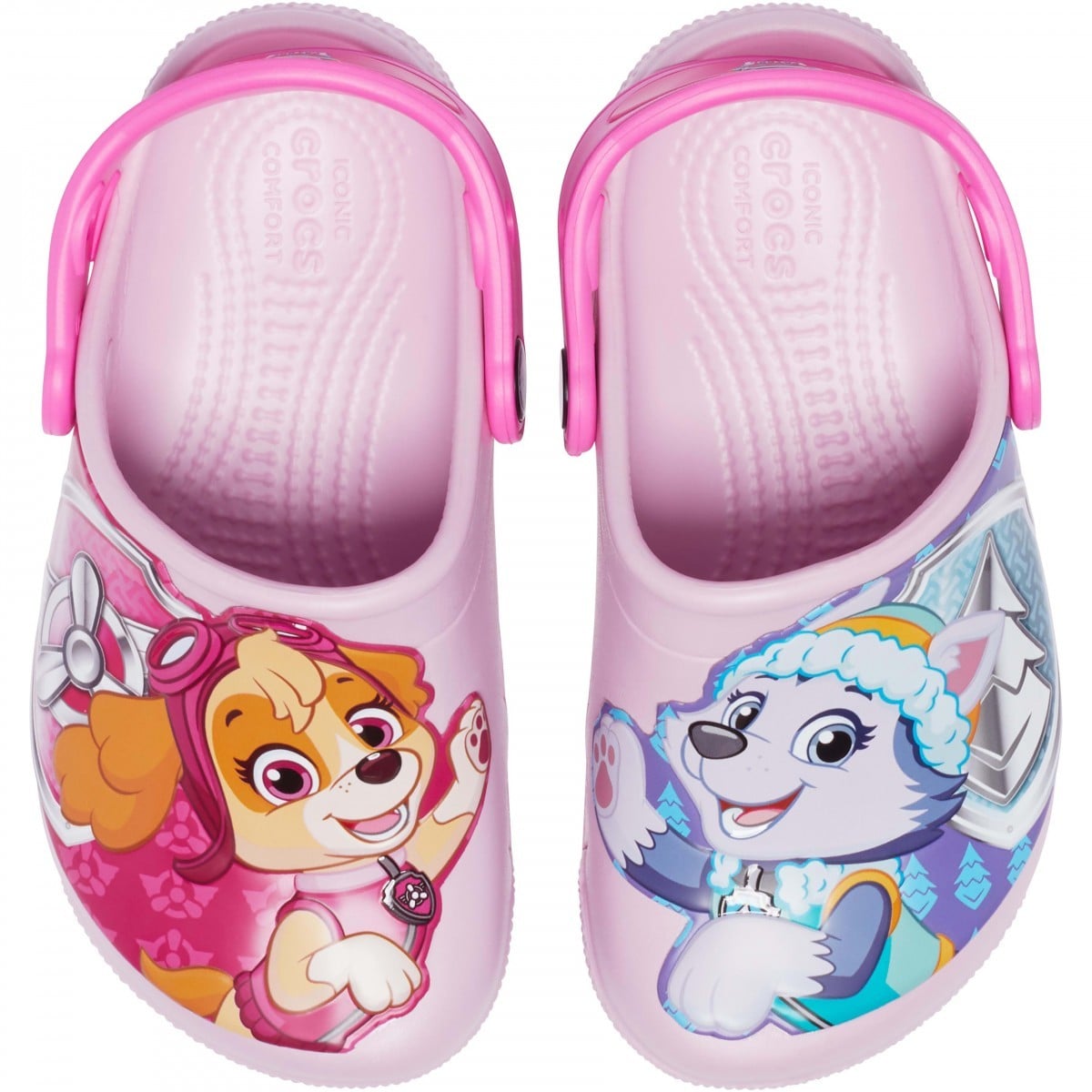 Saboti Crocs Fun Lab Paw Patrol Patch Clog Roz - Ballerina Pink - poza 4
