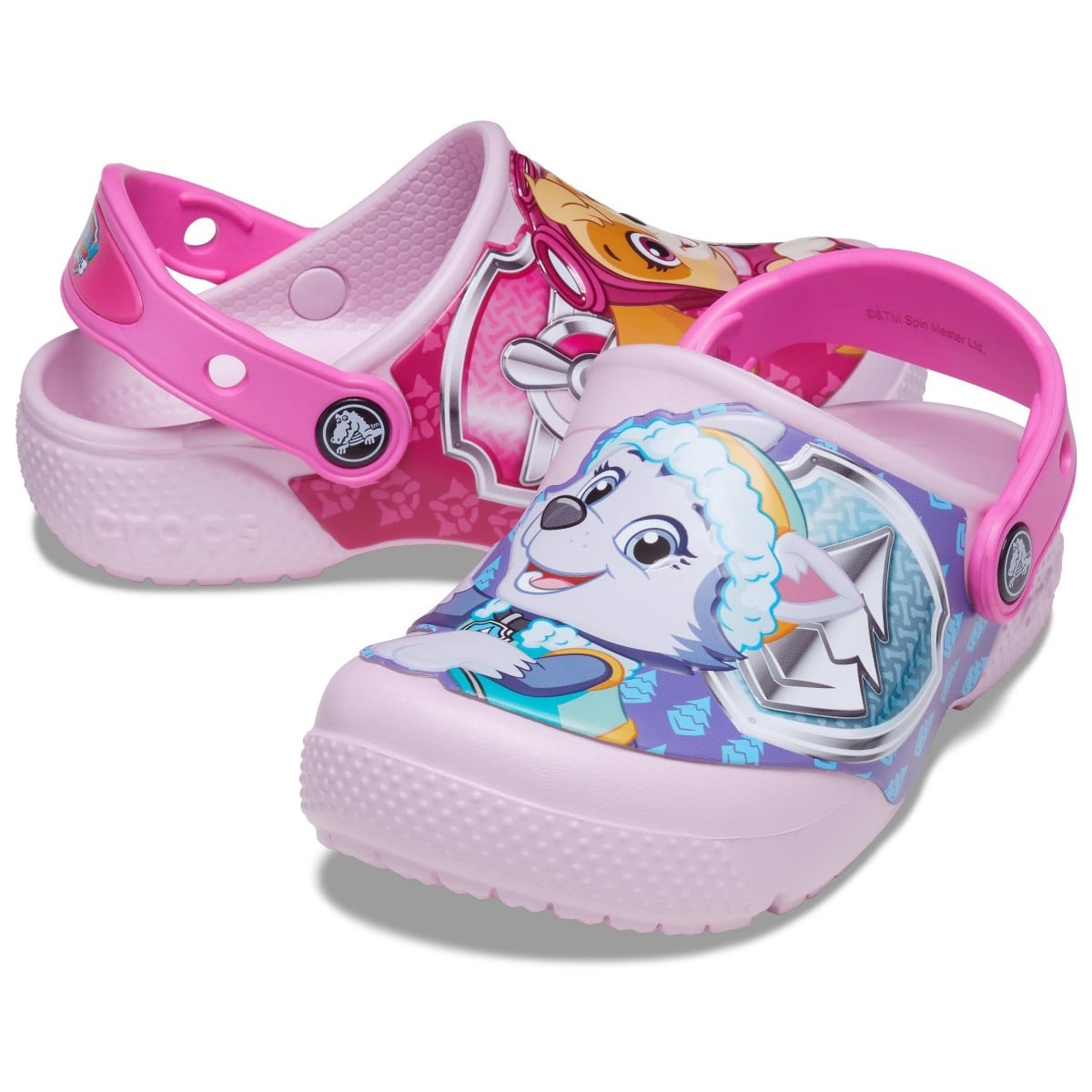 Saboti Crocs Fun Lab Paw Patrol Patch Clog Roz - Ballerina Pink - poza 1