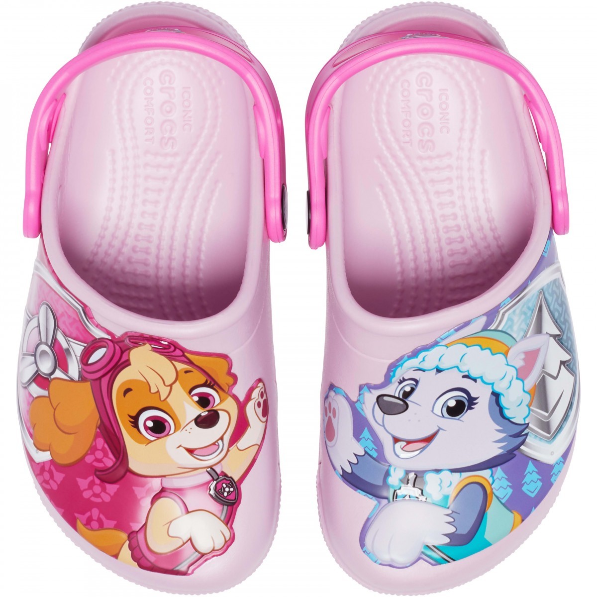 Saboti Crocs Fun Lab Paw Patrol Patch Clog Roz - Ballerina Pink - poza 4
