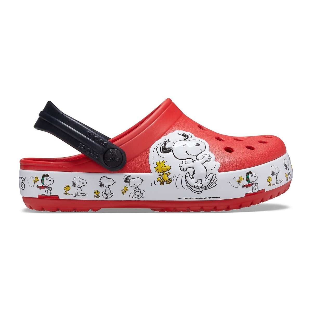 Saboti Crocs Fun Lab Snoopy Woodstock Clog Rosu - Flame - poza 1