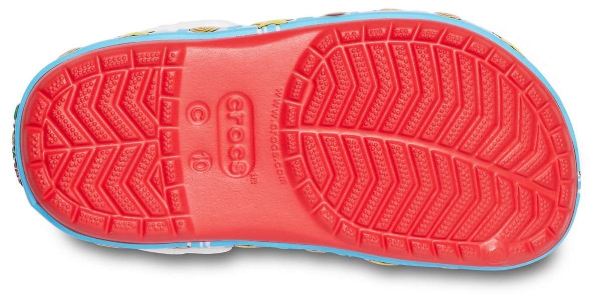 Saboți Crocs Fun Lab Super Mario Lights Clog Rosu - Flame - poza 4