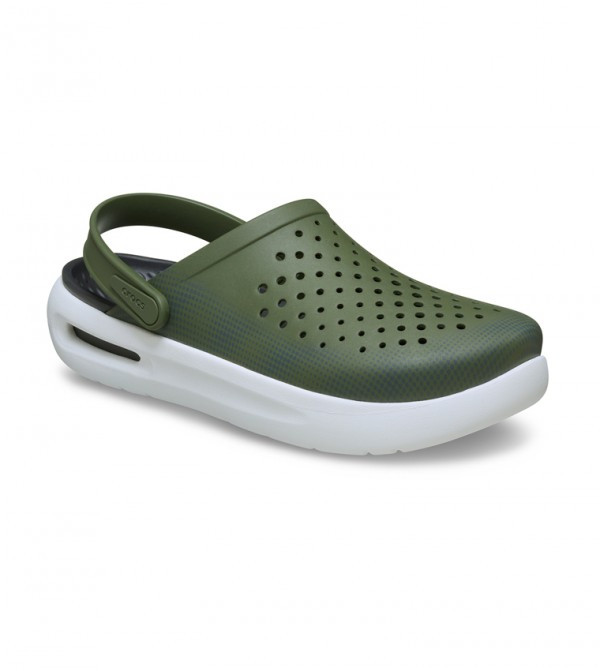 Saboti Crocs InMotion Micro Geo Clog Verde - Army Green - poza 2