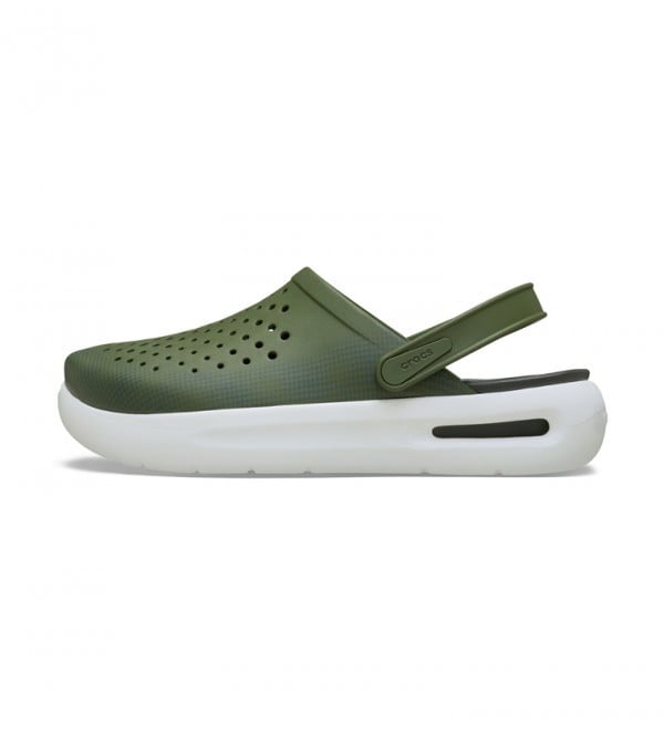 Saboti Crocs InMotion Micro Geo Clog Verde - Army Green - poza 3