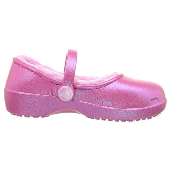 Saboti Crocs Karin Lined Clog Kids Roz - Party Pink - poza 1