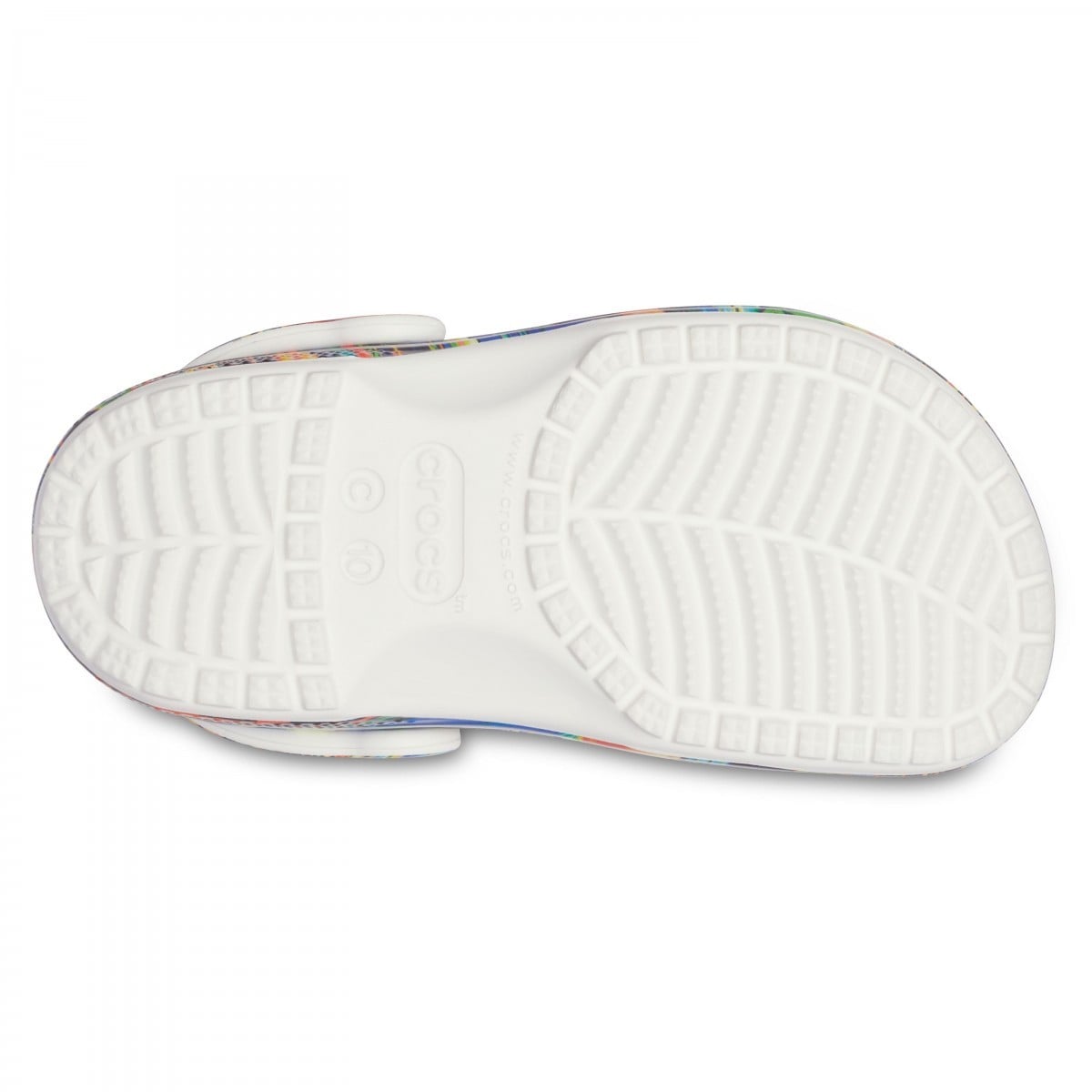 Saboți Crocs Kids' Classic Out of this World II Clog Albastru - Bright Cobalt/White - poza 2
