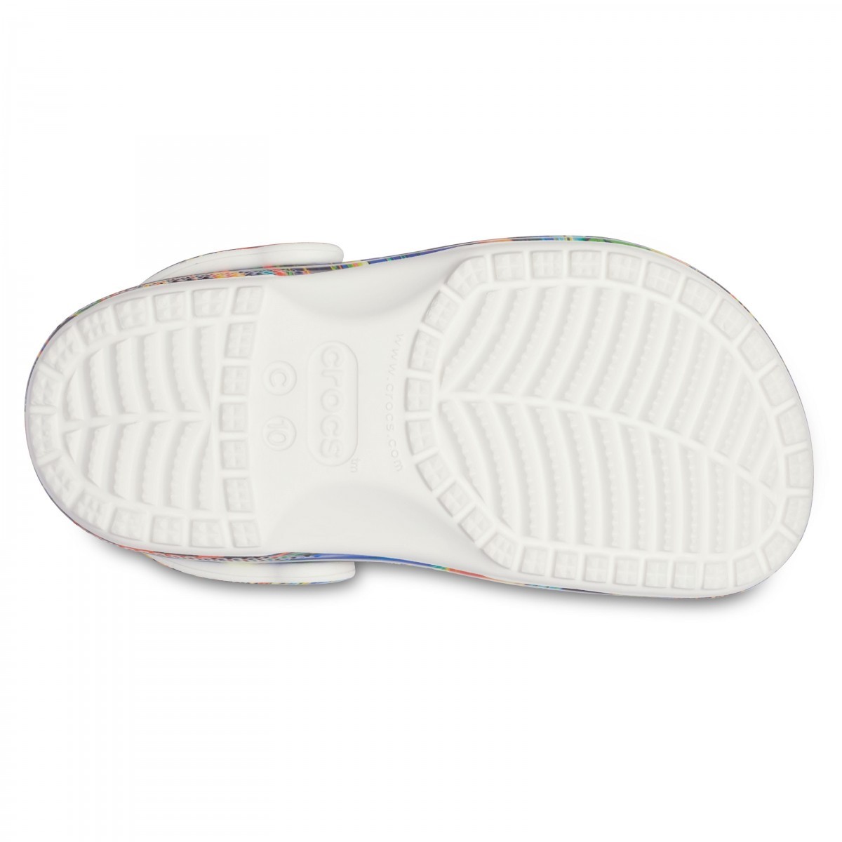 Saboți Crocs Kids' Classic Out of this World II Clog Albastru - Bright Cobalt/White - poza 2