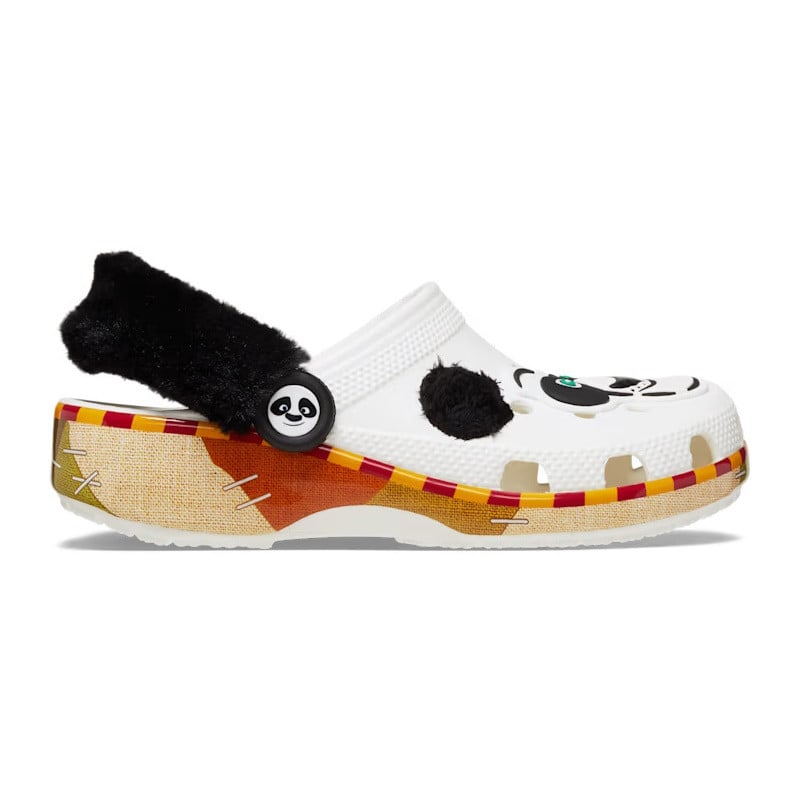 Saboti Crocs Kung Fu Panda Classic Clog Kids Alb - White - poza 3