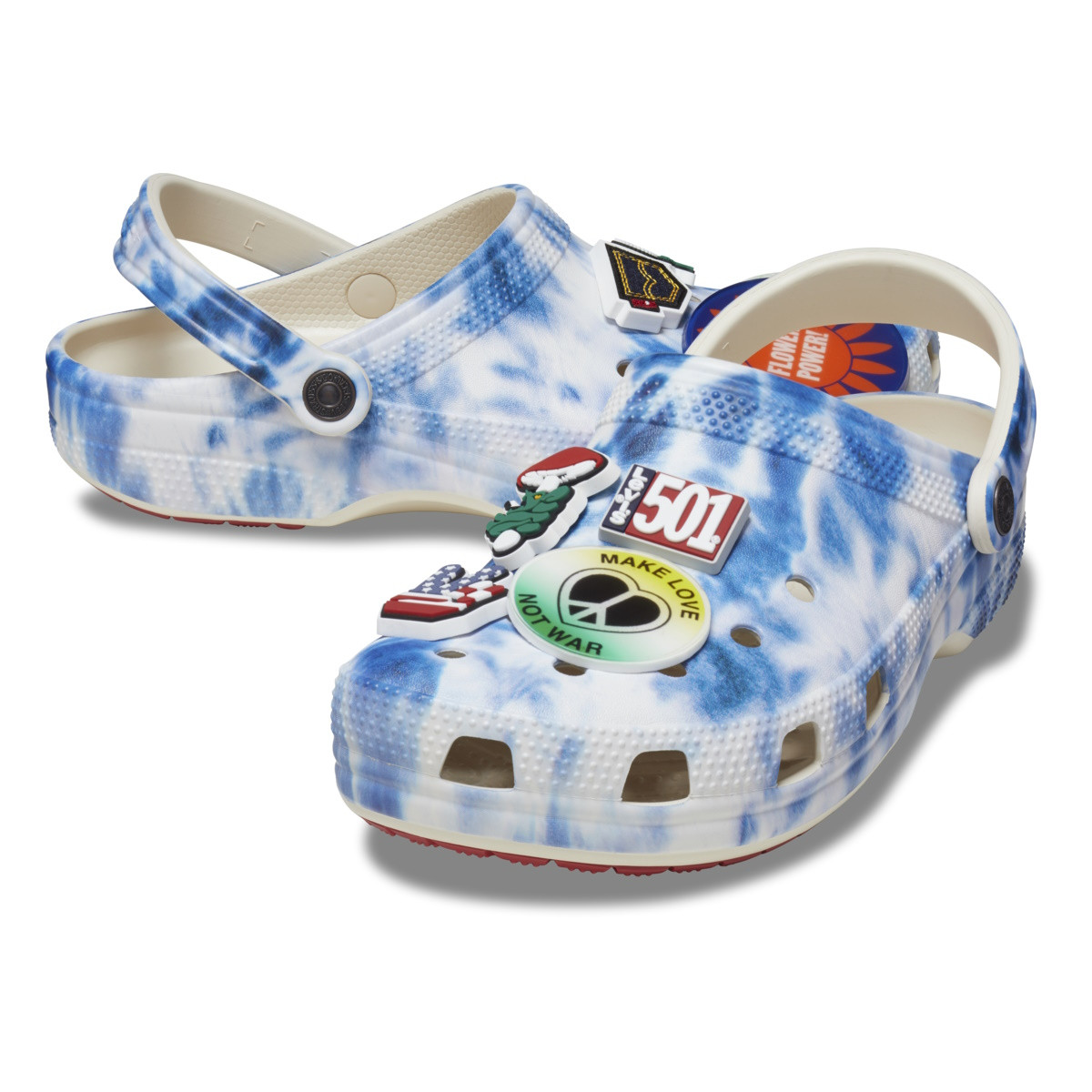 Saboti Crocs Levi's X Crocs Classic Clog Bej - Multi/Stucco - poza 4
