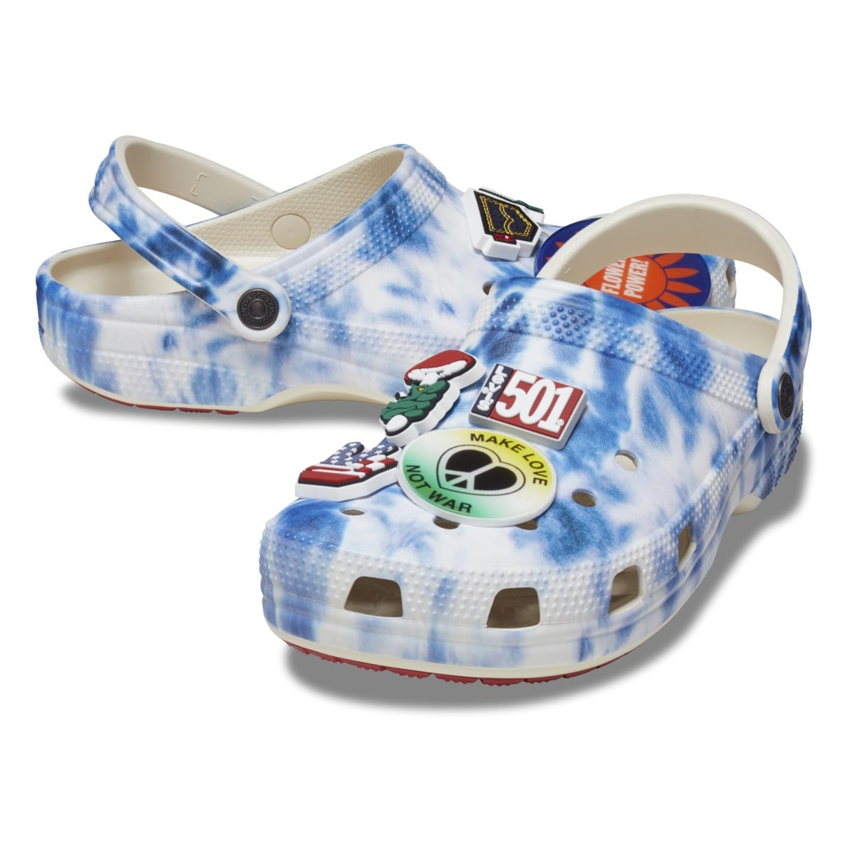 Saboti Crocs Levi's X Crocs Classic Clog Bej - Multi/Stucco - poza 4