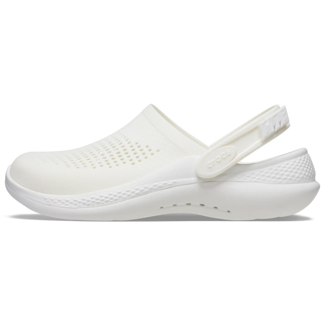 Saboti Crocs LiteRide 360 Clog Alb - Almost White/Almost White - poza 3