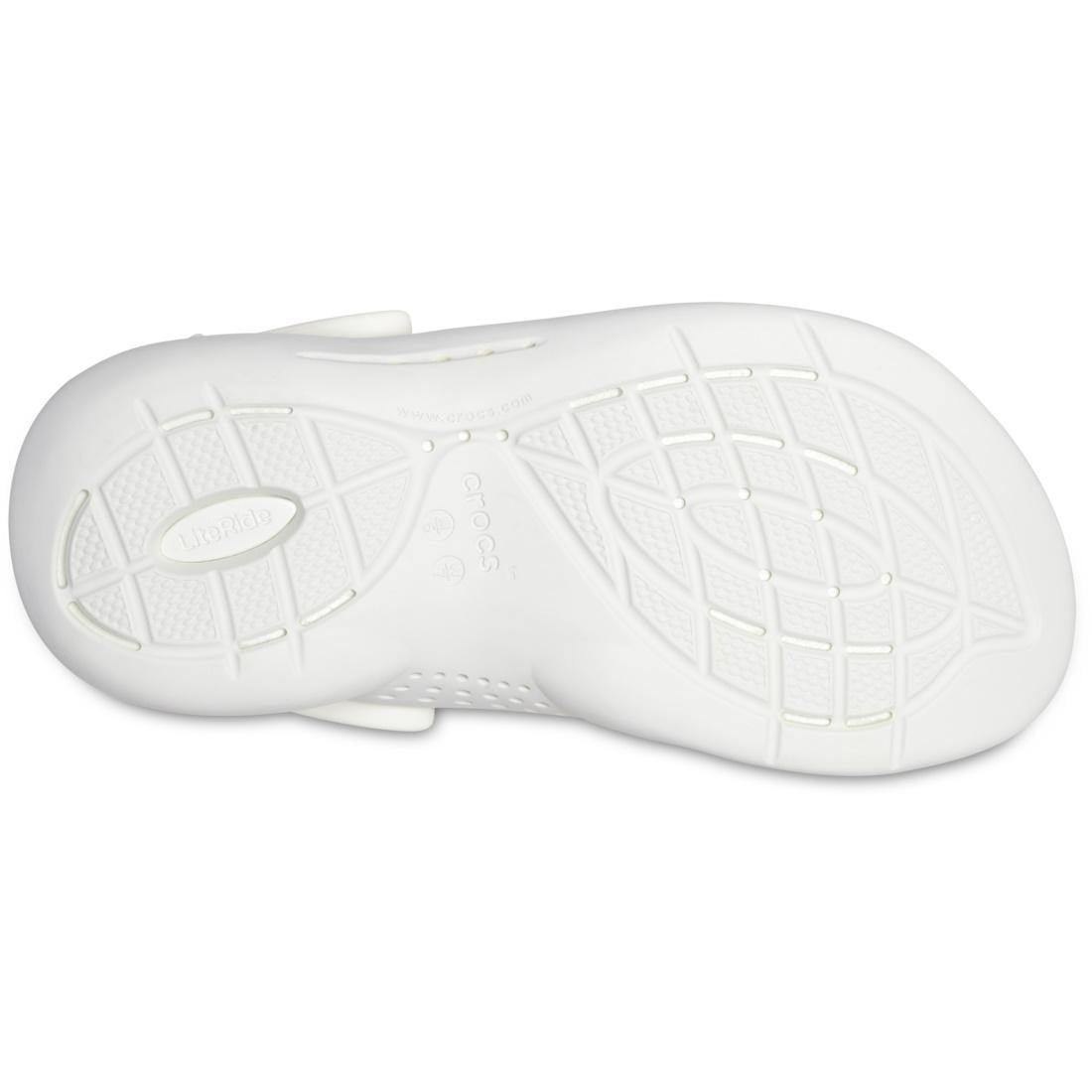 Saboti Crocs LiteRide 360 Clog Alb - Almost White/Almost White - poza 5