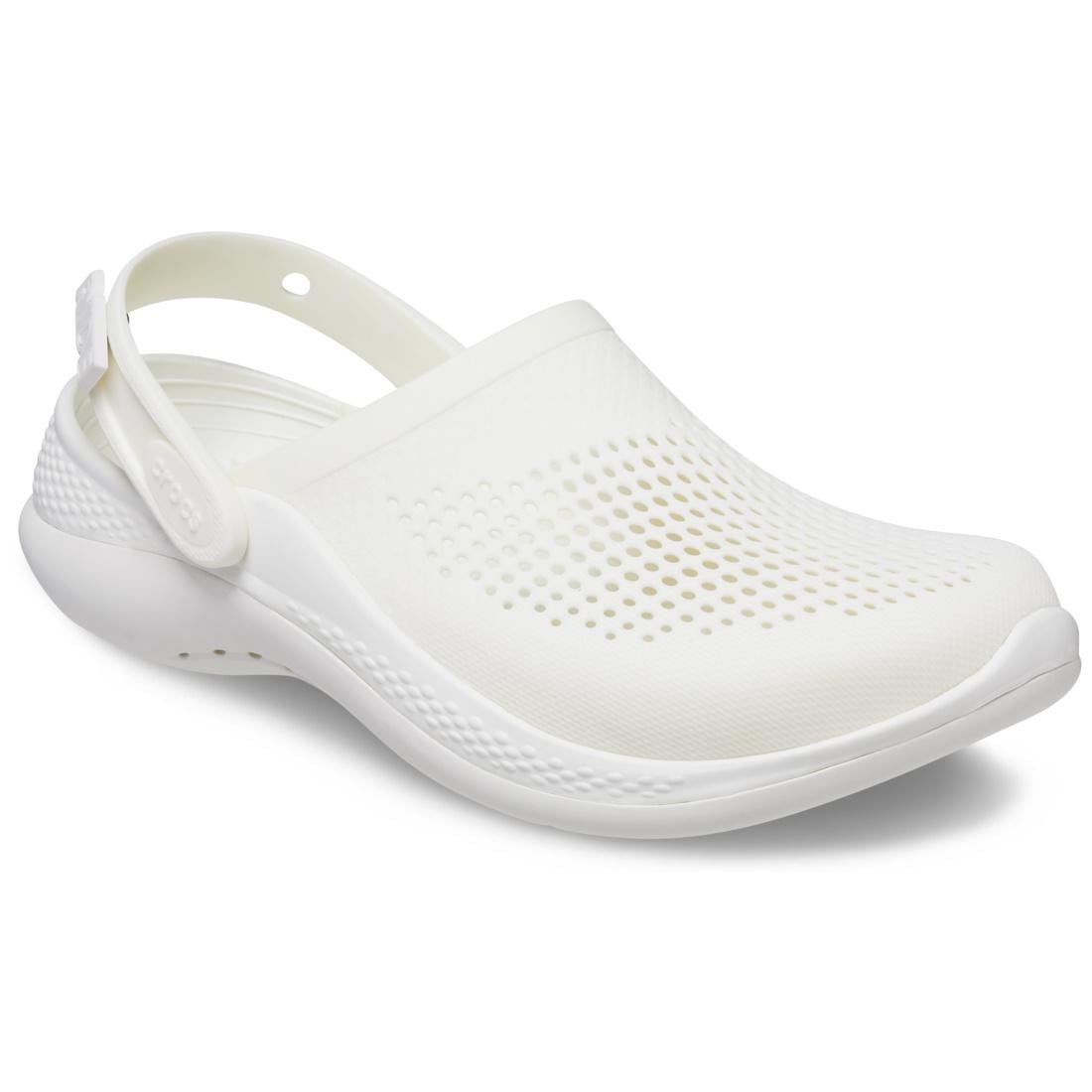 Saboti Crocs LiteRide 360 Clog Alb - Almost White/Almost White - poza 2