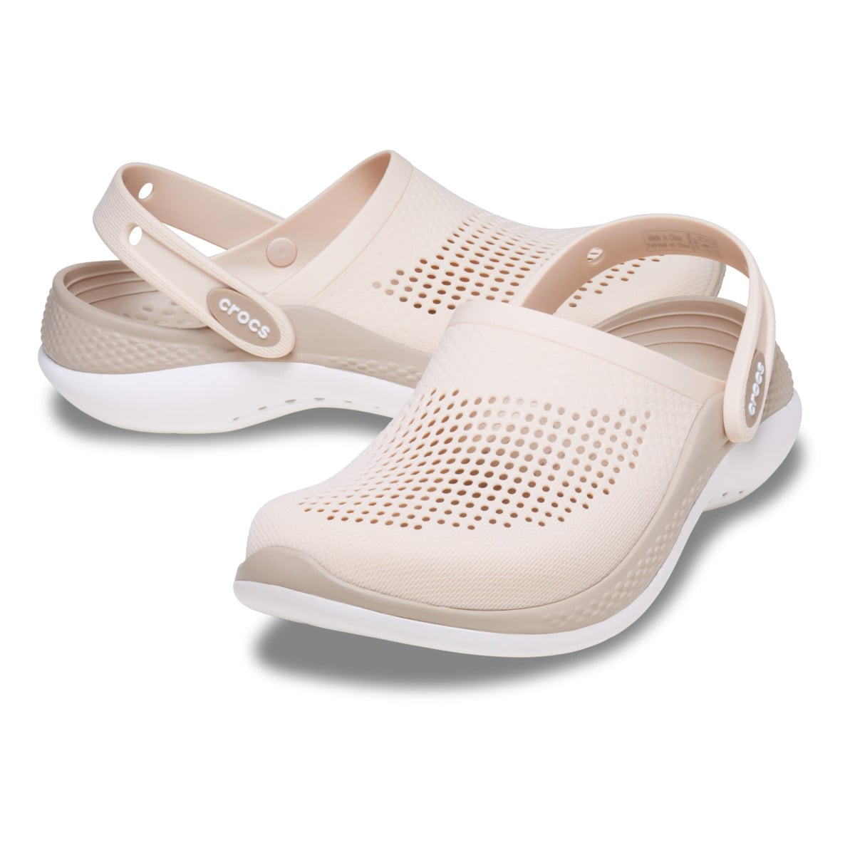 Saboti Crocs LiteRide 360 Clog Bej - Dew - poza 4