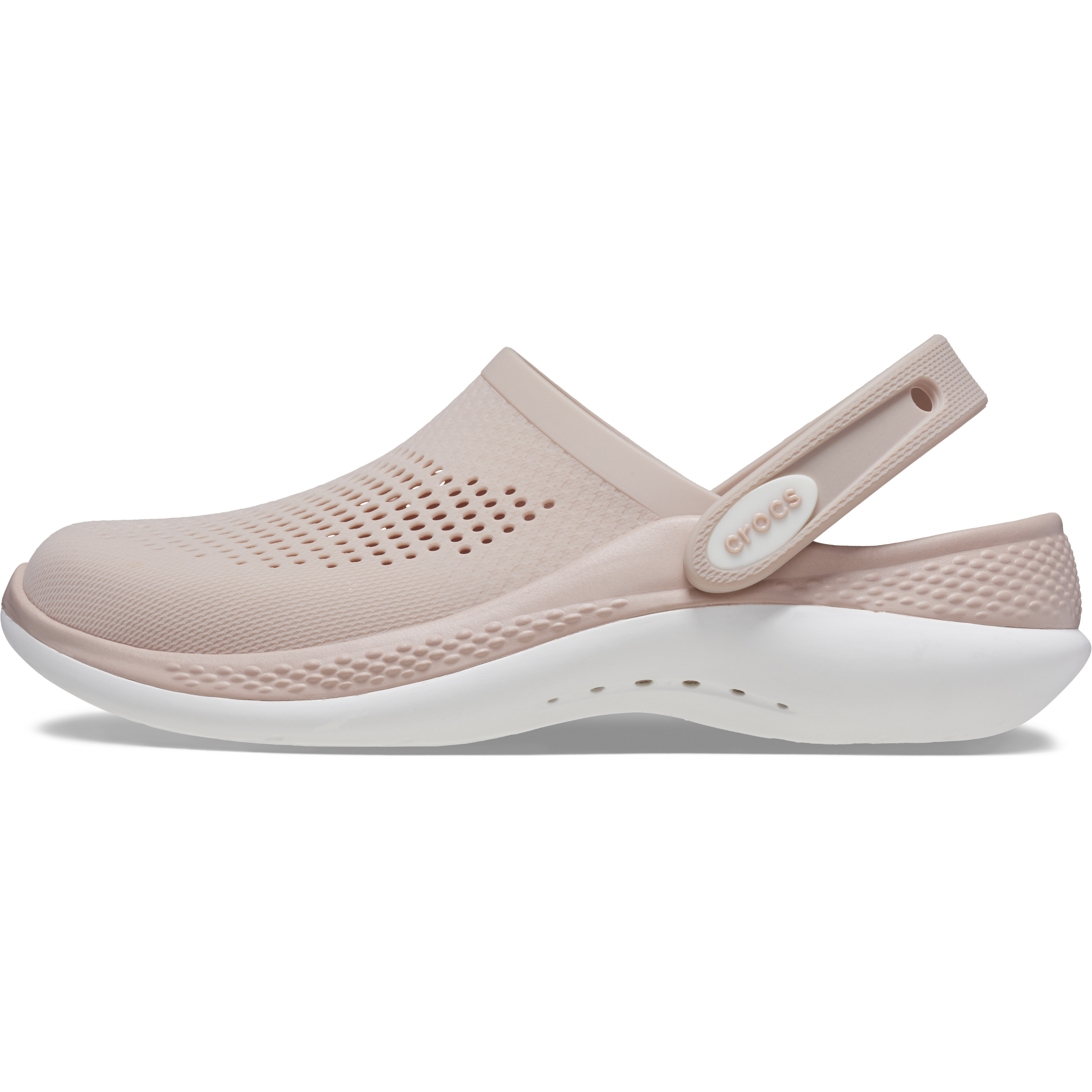 Saboti Crocs LiteRide 360 Clog Roz - Pink Clay/White - poza 3