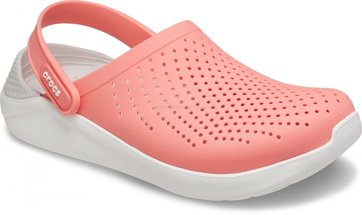 Saboti Crocs LiteRide Clog Roz - Fresco - poza 3