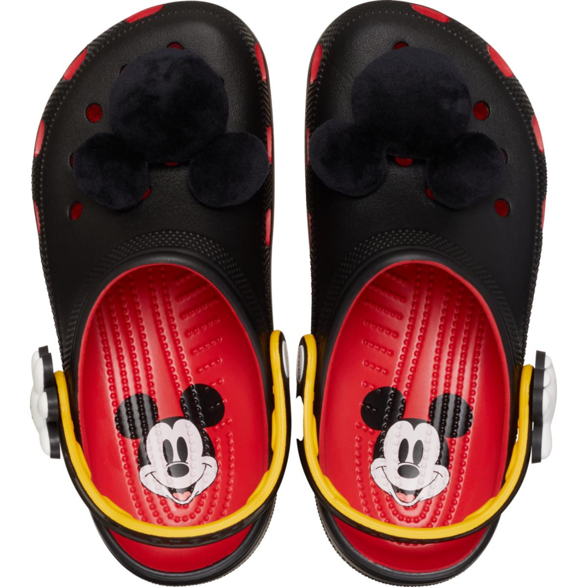 Saboti Crocs Mickey Mouse Classic Clog Rosu - Flame - poza 5