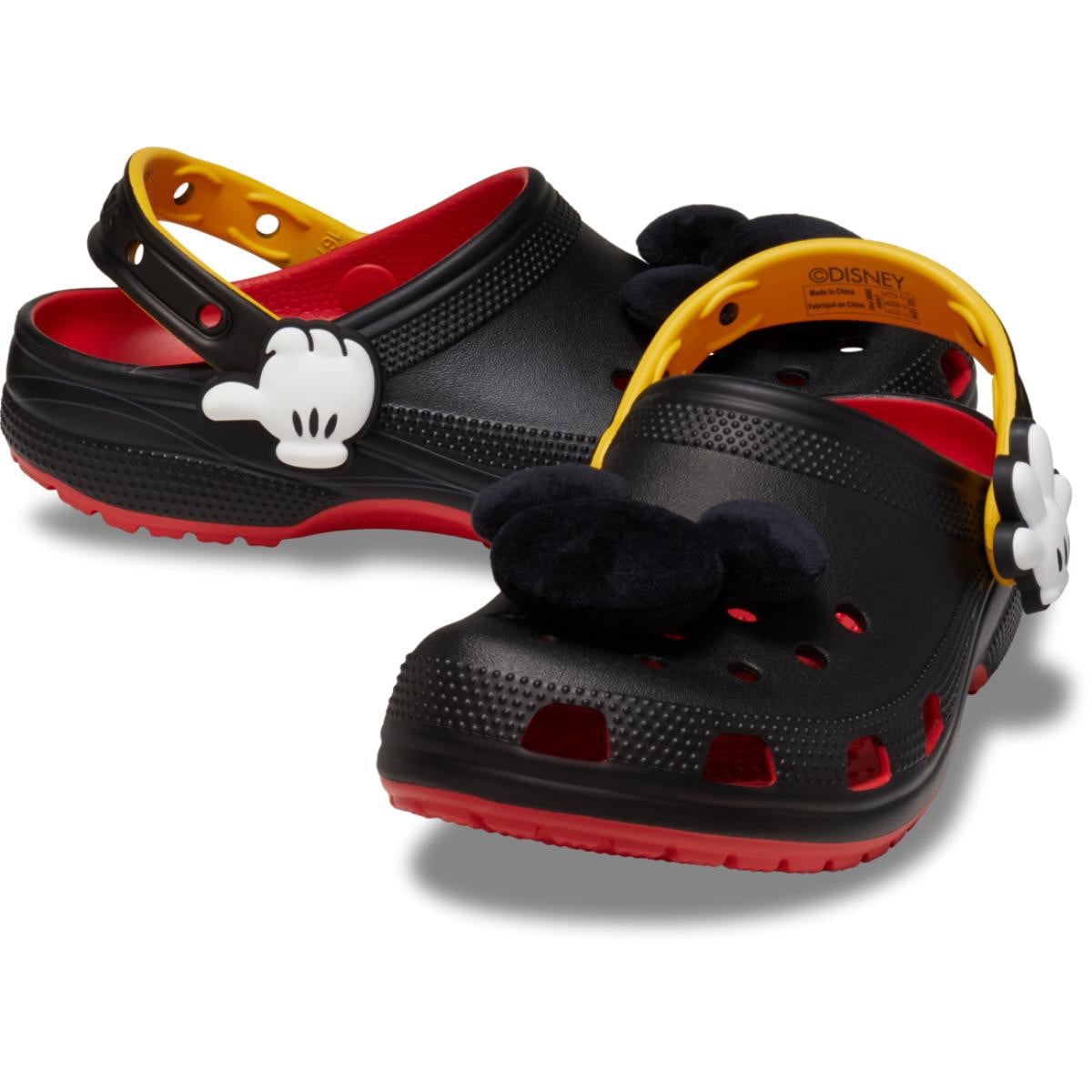 Saboti Crocs Mickey Mouse Classic Clog Rosu - Flame - poza 4