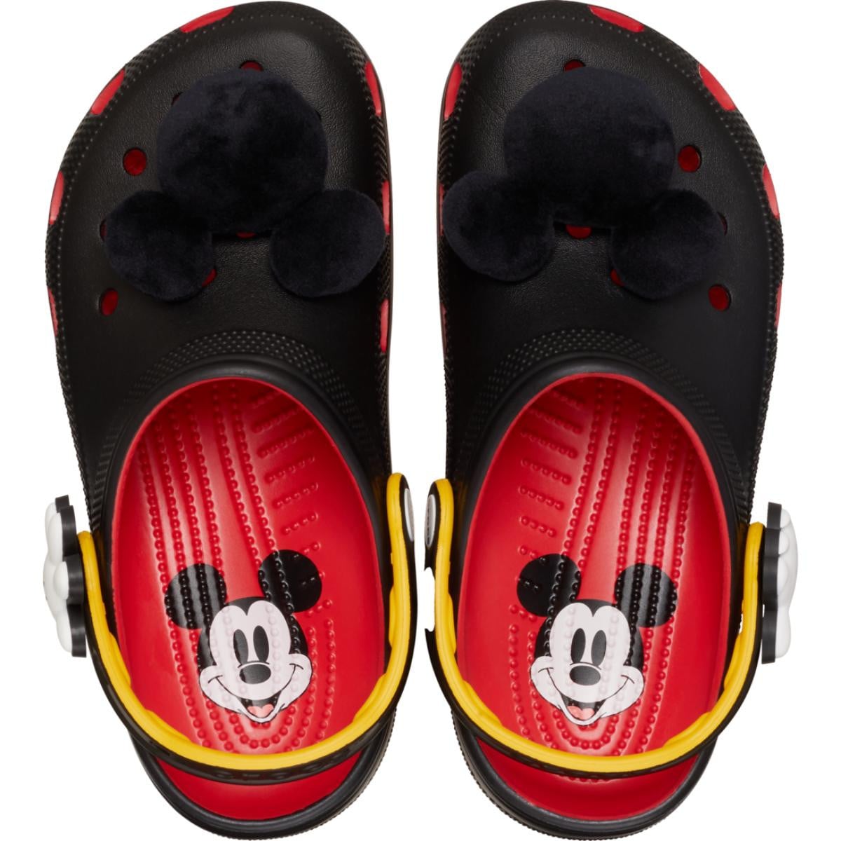 Saboti Crocs Mickey Mouse Classic Clog Rosu - Flame - poza 5