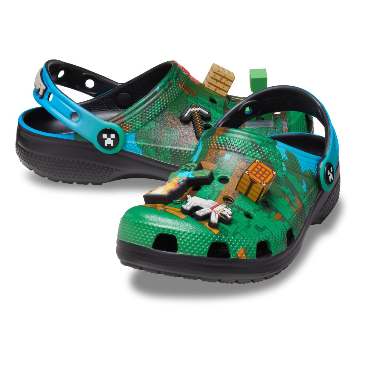 Saboti Crocs Minecraft Clog Kids Multicolor - Multi - poza 5