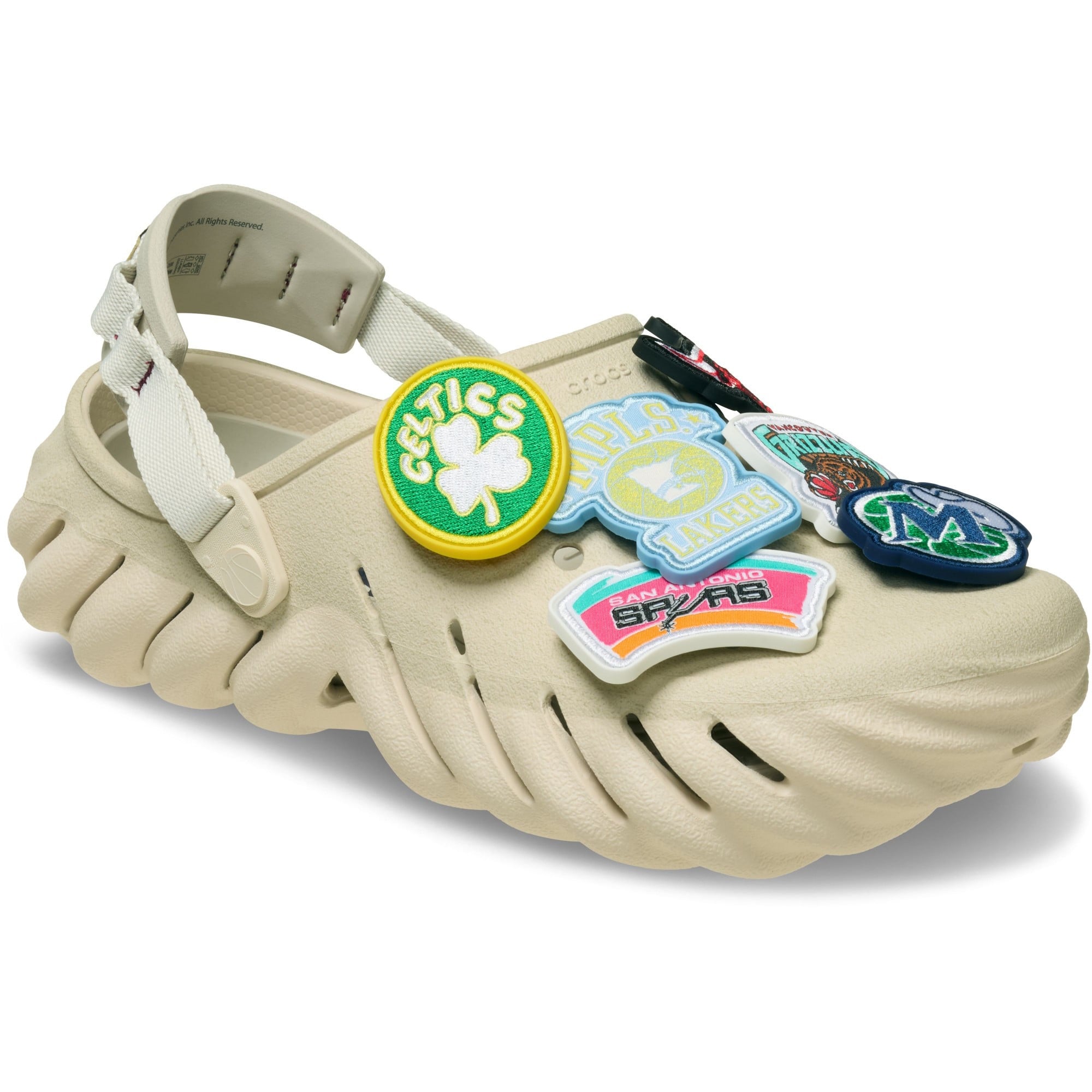 Saboti Crocs NBA Echo Clog Multicolor - Multi - poza 2