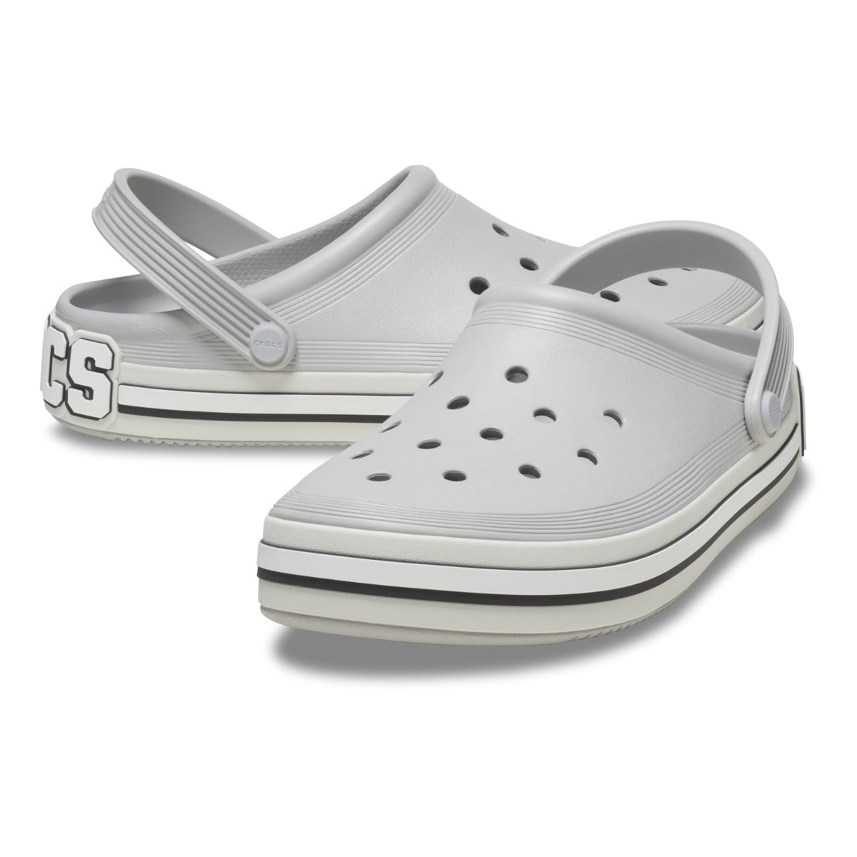 Saboti Crocs Off Court Logo Clog Gri - Atmosphere - poza 4