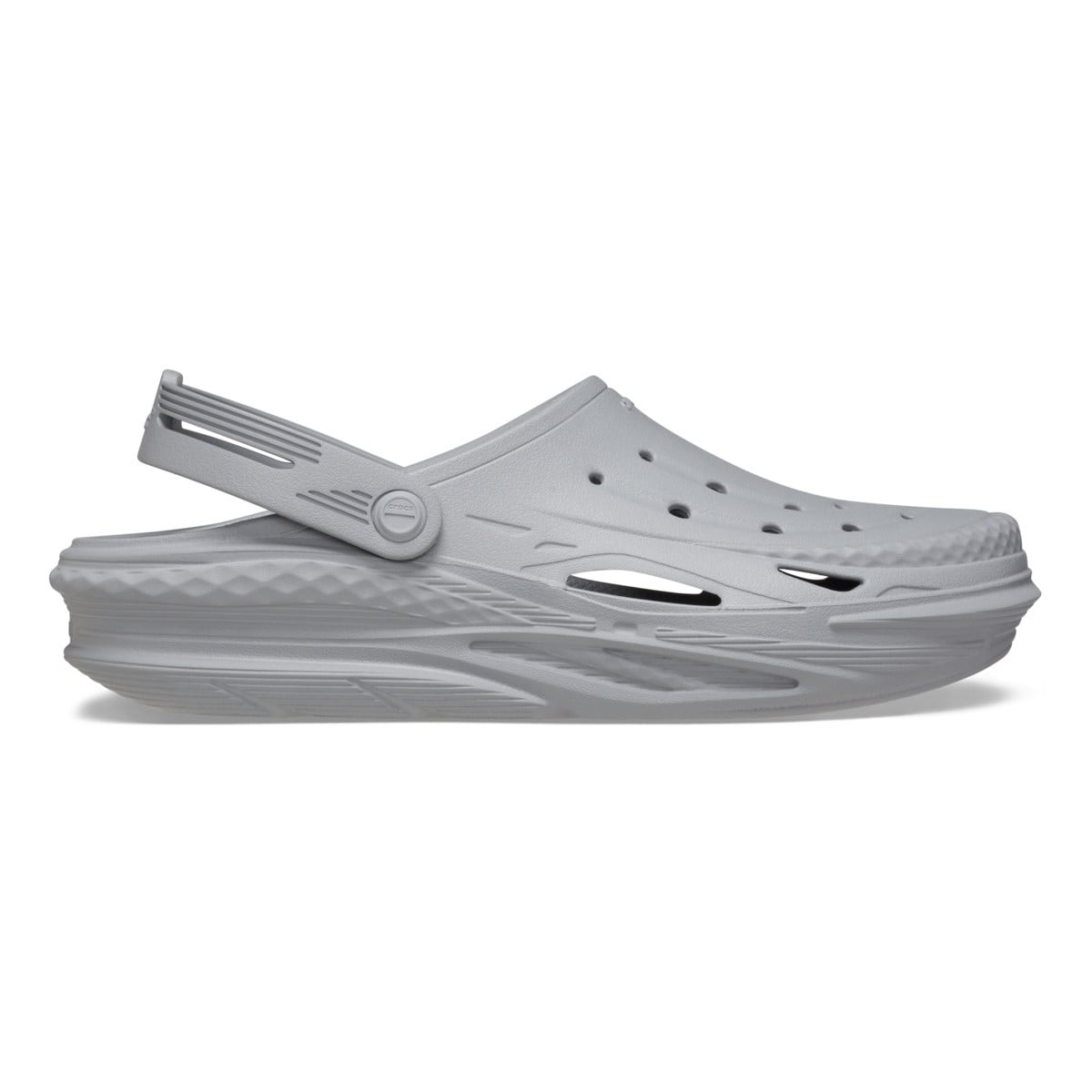 Saboti Crocs Off Grid Clog Gri - Light Grey - poza 1