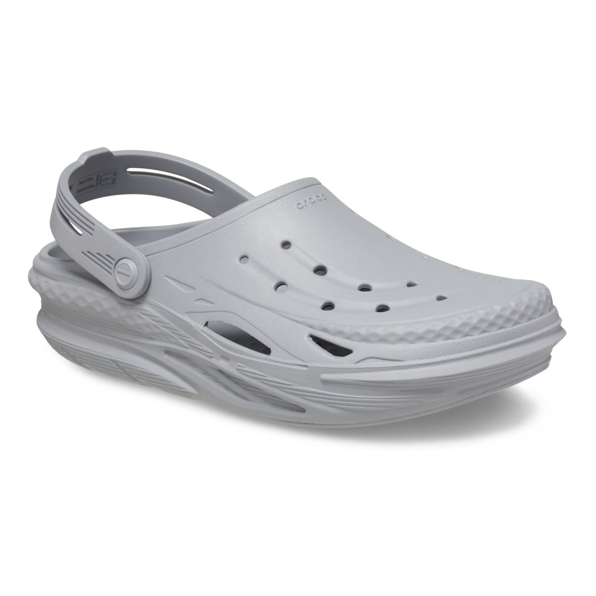 Saboti Crocs Off Grid Clog Gri - Light Grey - poza 2