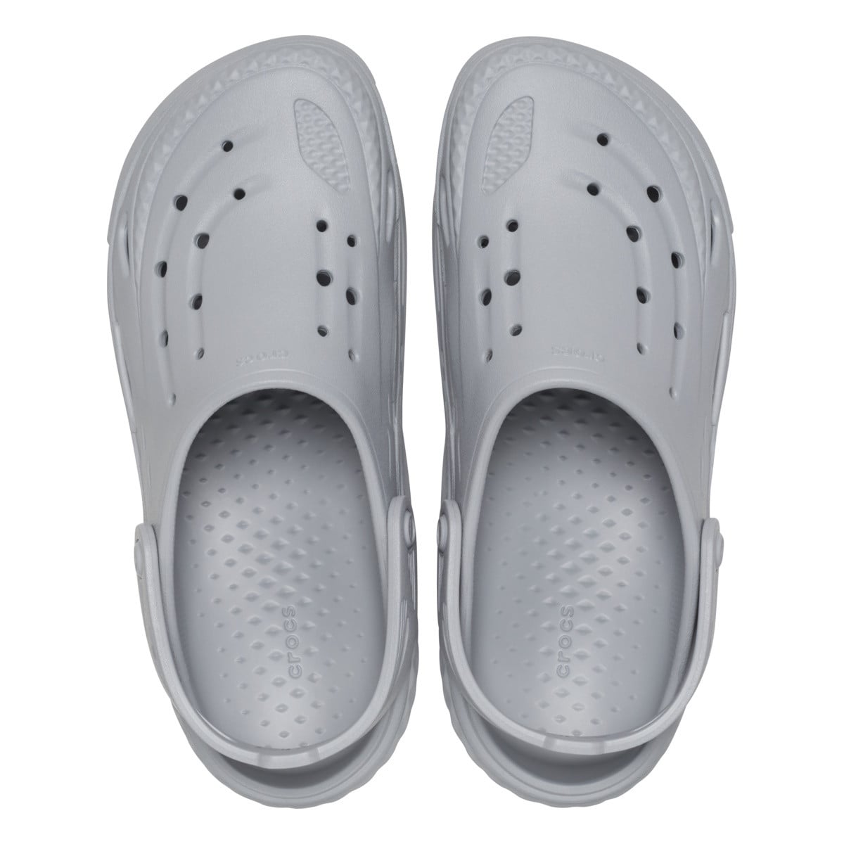 Saboti Crocs Off Grid Clog Gri - Light Grey - poza 5