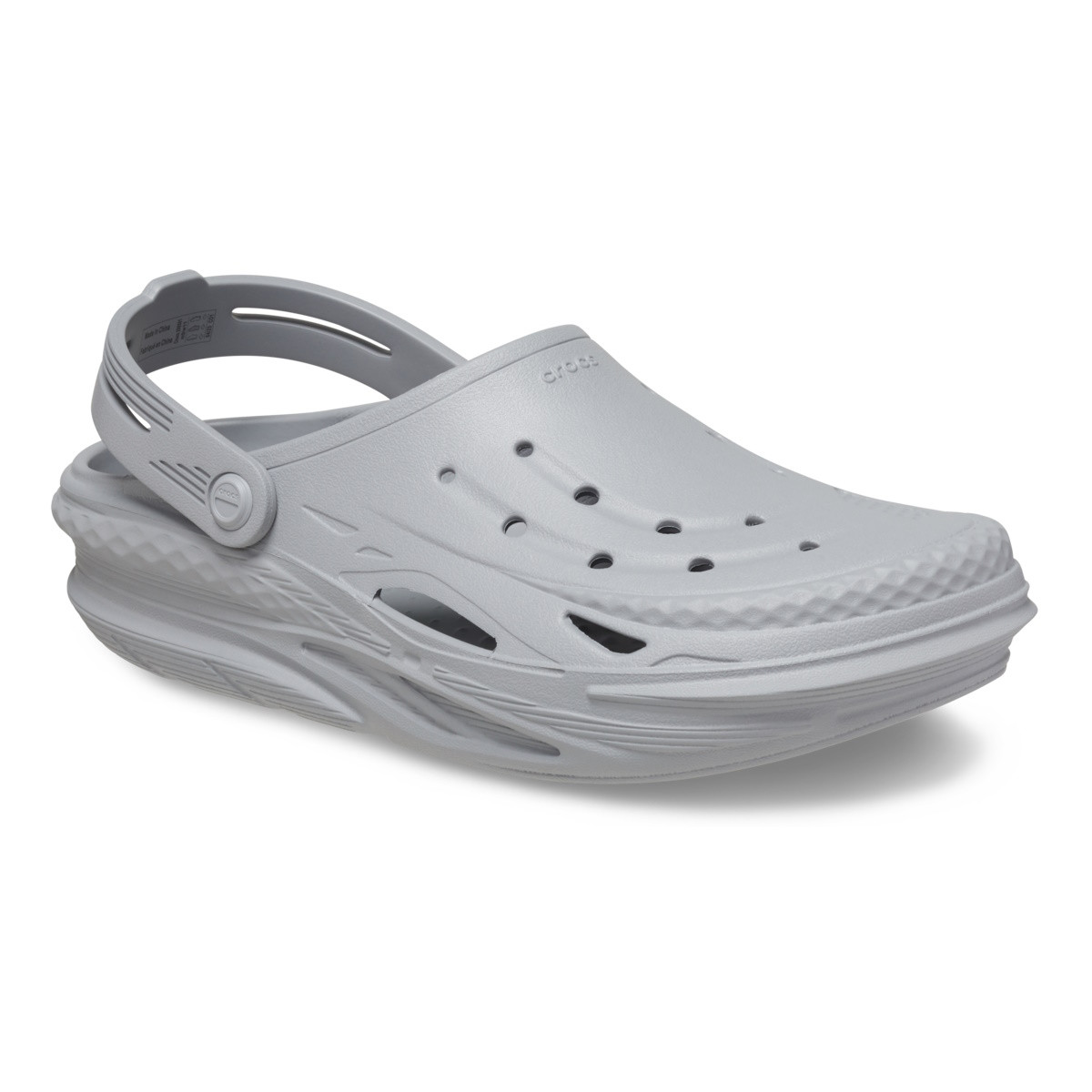 Saboti Crocs Off Grid Clog Gri - Light Grey - poza 2