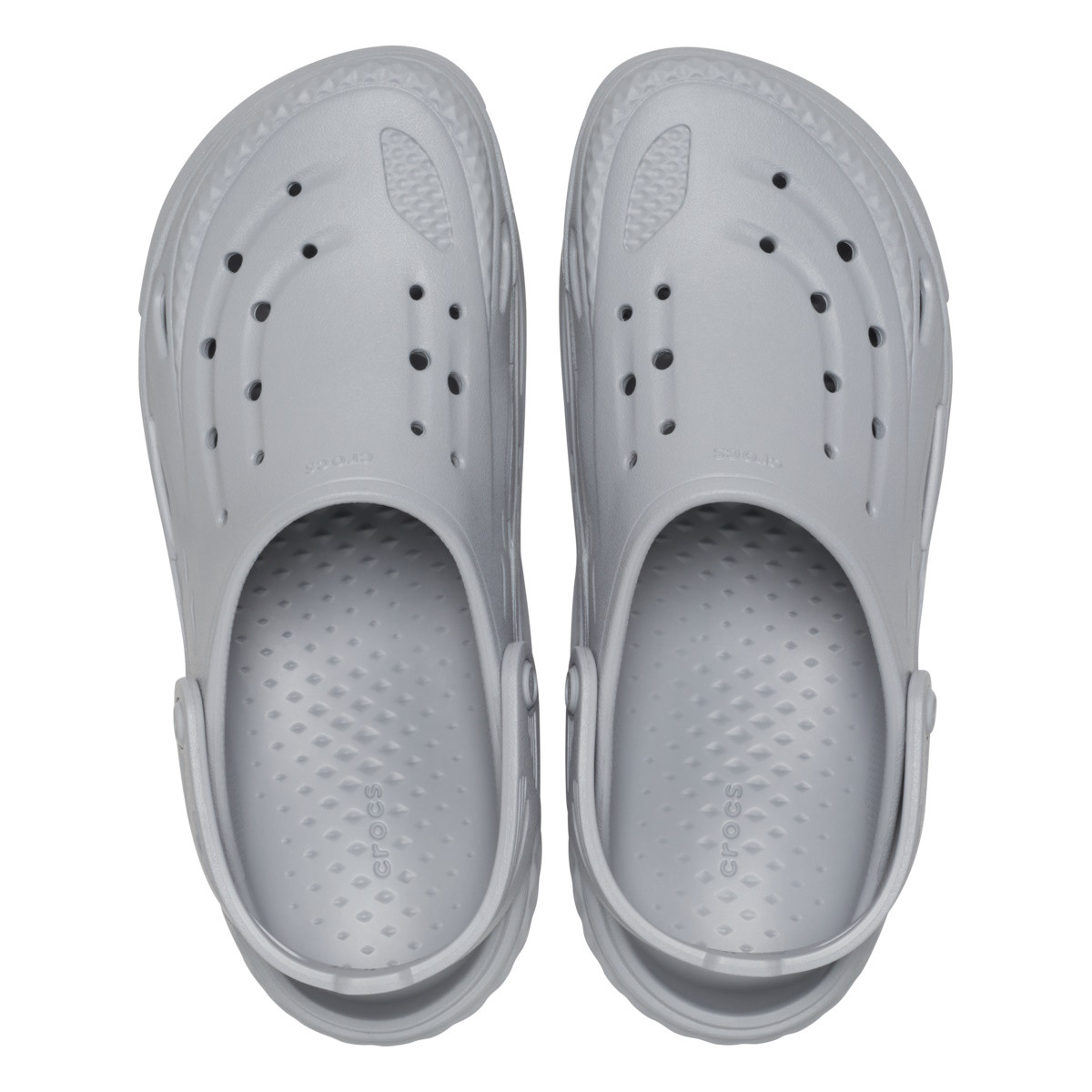 Saboti Crocs Off Grid Clog Gri - Light Grey - poza 5