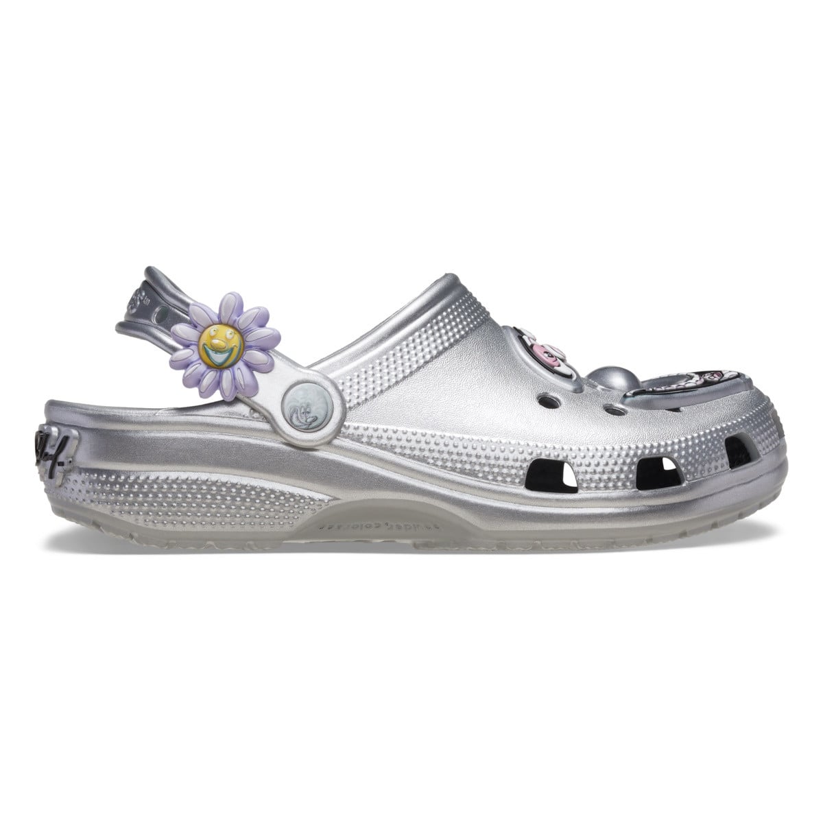 Saboti Crocs Scharf Classic Clog Argintiu - Silver - poza 4