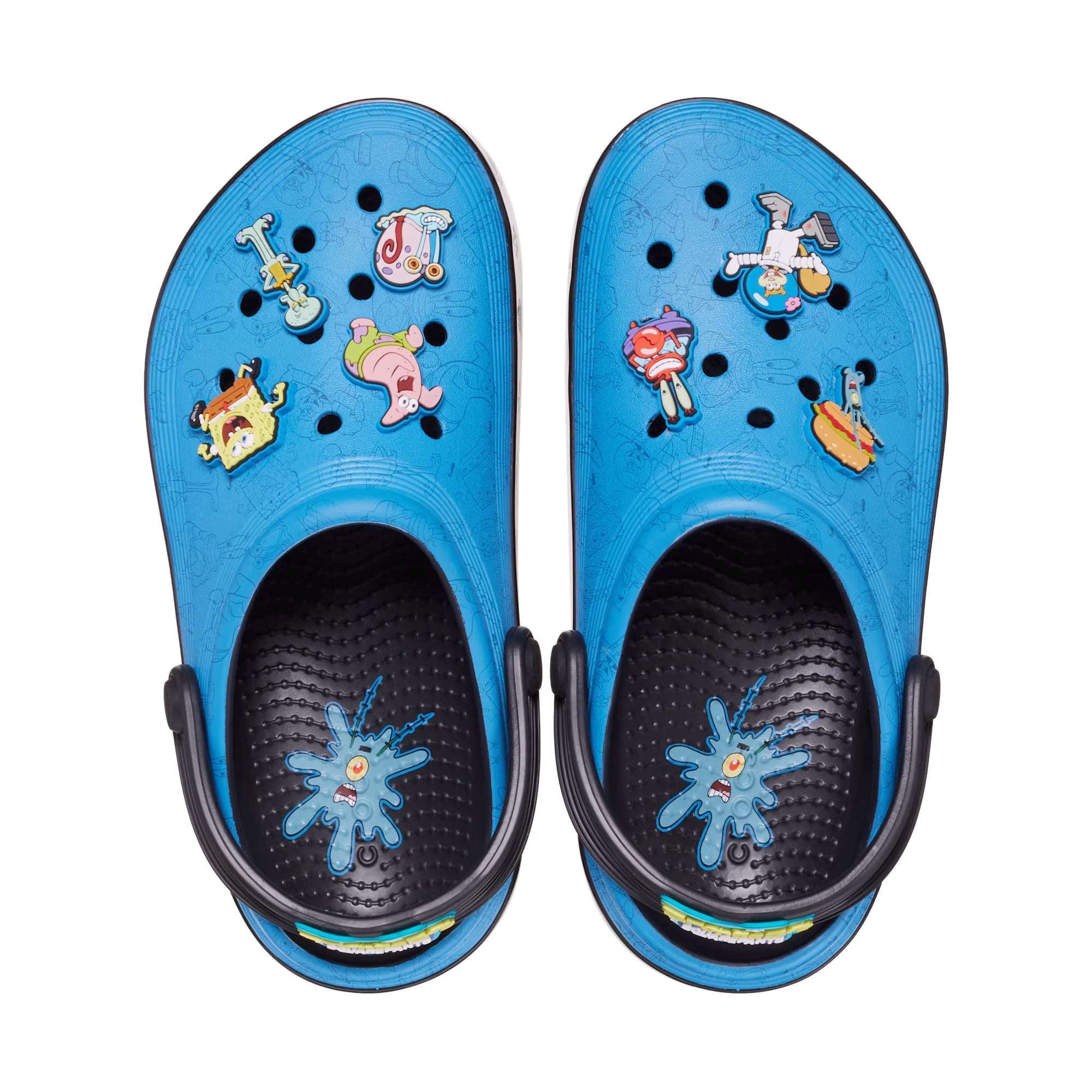 Saboti Crocs Spongebob Multi Off Court Clog Kids Negru - Black - poza 1